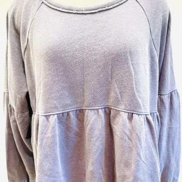 NWT SO Juniors Long Sleeve Pullover Round Neck Joey Purple Shirt Size Medium - Picture 4 of 14